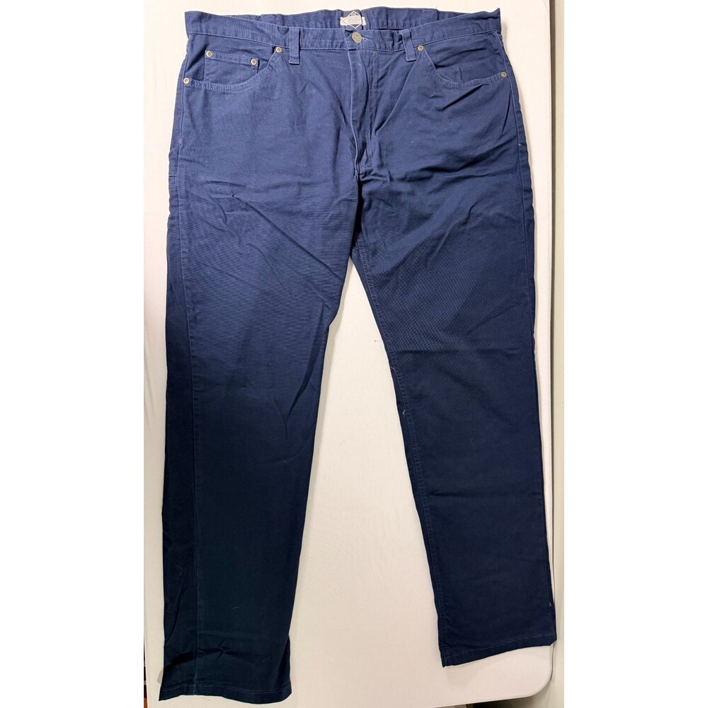 Diamond Gusset Canvas Pants Mens 40x34 Made in USA Workwear Lightweight Utility